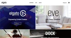 Desktop Screenshot of elgato.com