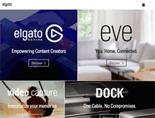 Tablet Screenshot of elgato.com